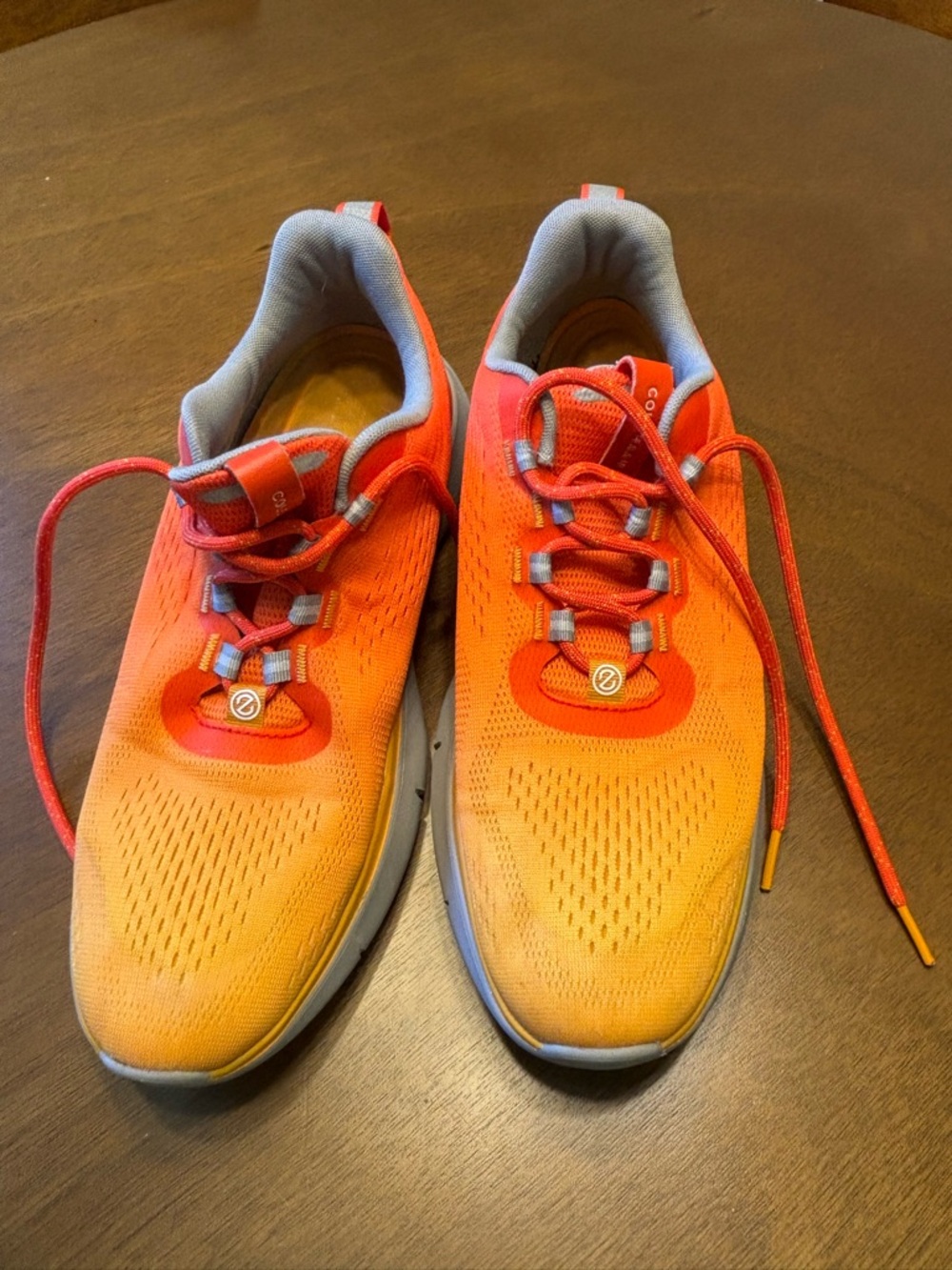 Cole Haan Orange Gradient Athletic Sneakers